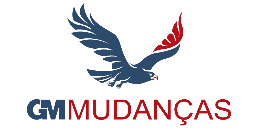 Logo empresa de mudancas GM